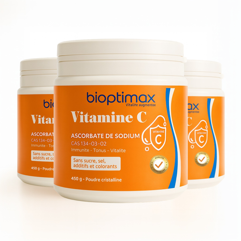 3 paquets vitamine C Bioptimax