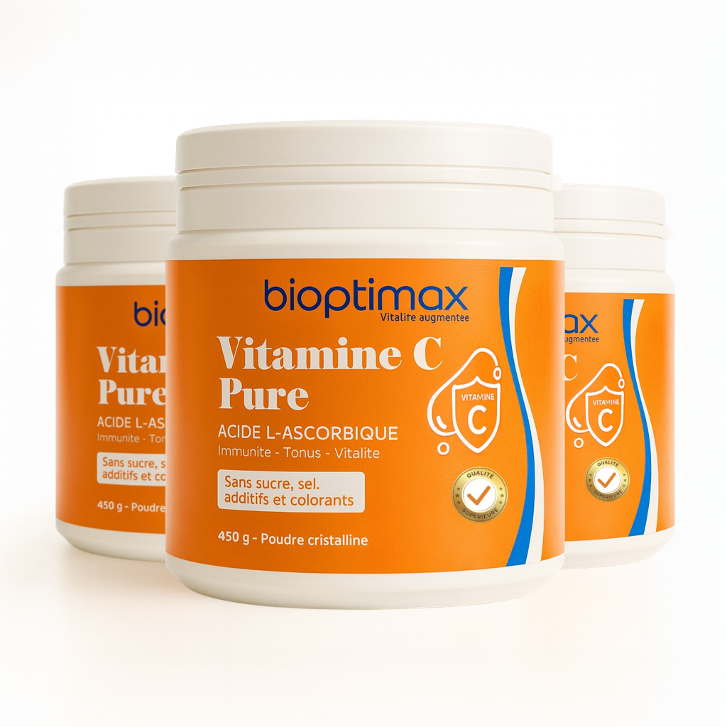 3 paquets vitamine C Bioptimax