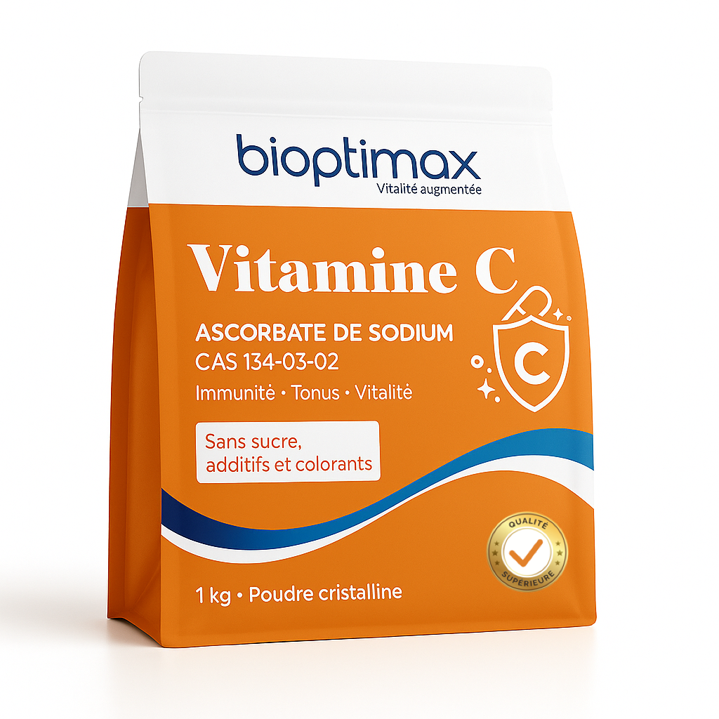 1 paquet vitamine C ascorbate Bioptimax