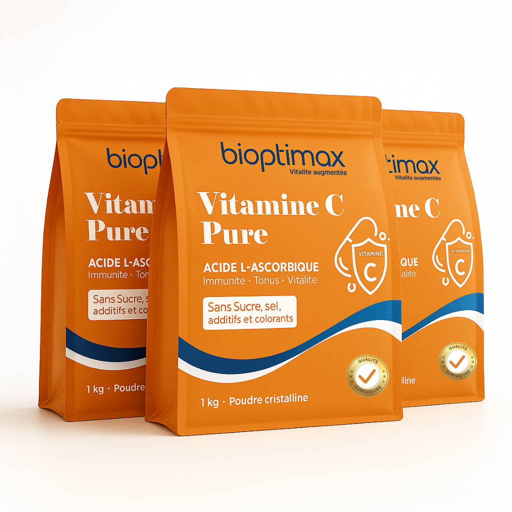 3 paquets vitamine C Bioptimax